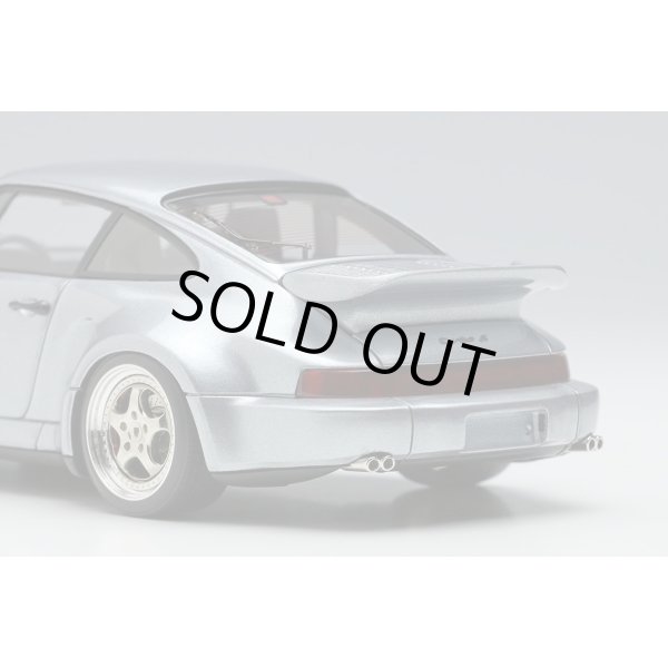 画像7: VISION 1/43 Porsche 911 (964) Turbo S Exclusive Flachbau 1994 Polar Silver Metallic (7)