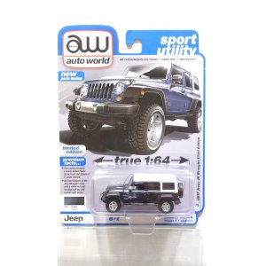 画像: auto world 1/64 2017 Jeep Wrangler Chief Rhino Color (Gray)/White