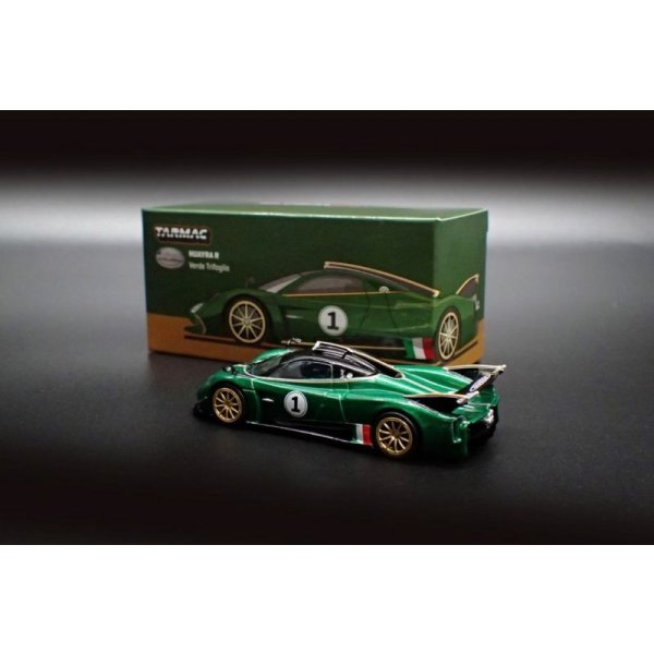 画像2: Tarmac Works 1/64 Pagani Huayra R Verde Trifoglio (2)