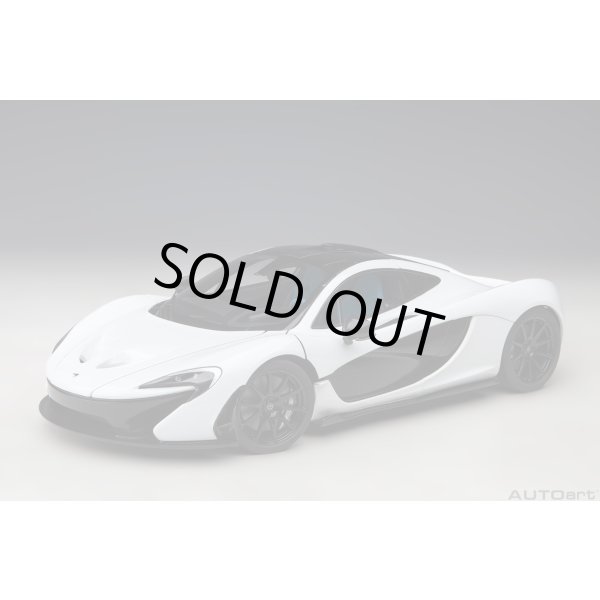 画像1: AUTOart 1/18 McLaren P1 (Alaskan Diamond White) (1)