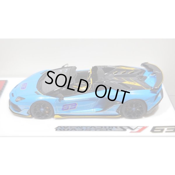 画像4: EIDOLON 1/43 Lamborghini Aventador SVJ 63 Roadster 2019 Azzurro Pearl Limited 35 pcs. (4)