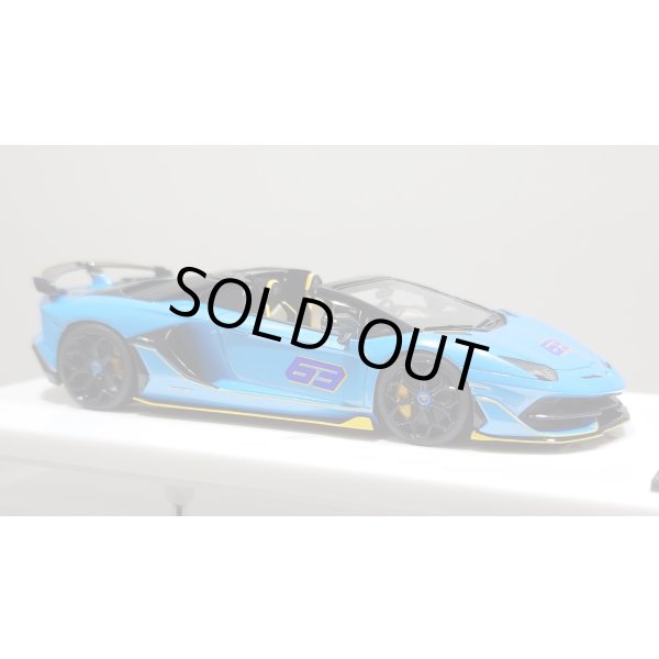 画像5: EIDOLON 1/43 Lamborghini Aventador SVJ 63 Roadster 2019 Azzurro Pearl Limited 35 pcs. (5)