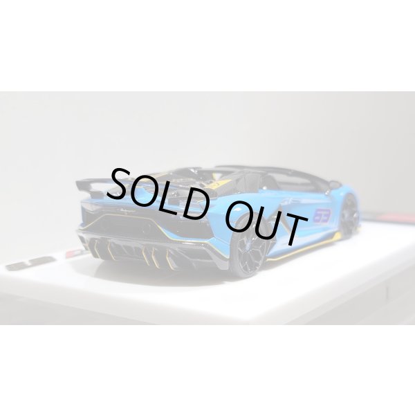 画像10: EIDOLON 1/43 Lamborghini Aventador SVJ 63 Roadster 2019 Azzurro Pearl Limited 35 pcs. (10)