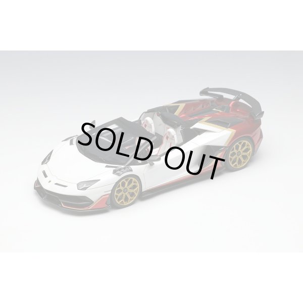 画像6: EIDOLON COLLECTION 1/43 Lamborghini Aventador SVJ Roadster 2020 Ad Personam 2 tone paint Pearl White / Rossocons Limited 150 pcs. (6)