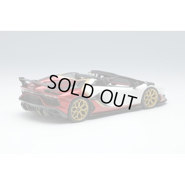 画像4: EIDOLON COLLECTION 1/43 Lamborghini Aventador SVJ Roadster 2020 Ad Personam 2 tone paint Pearl White / Rossocons Limited 150 pcs. (4)