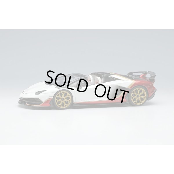 画像1: EIDOLON COLLECTION 1/43 Lamborghini Aventador SVJ Roadster 2020 Ad Personam 2 tone paint Pearl White / Rossocons Limited 150 pcs. (1)