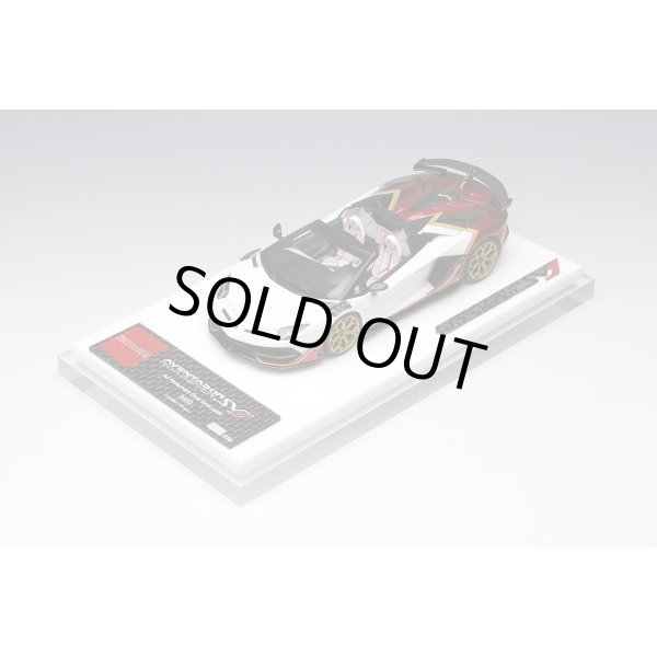画像17: EIDOLON COLLECTION 1/43 Lamborghini Aventador SVJ Roadster 2020 Ad Personam 2 tone paint Pearl White / Rossocons Limited 150 pcs. (17)