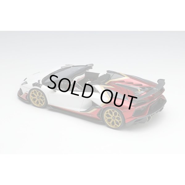 画像7: EIDOLON COLLECTION 1/43 Lamborghini Aventador SVJ Roadster 2020 Ad Personam 2 tone paint Pearl White / Rossocons Limited 150 pcs. (7)