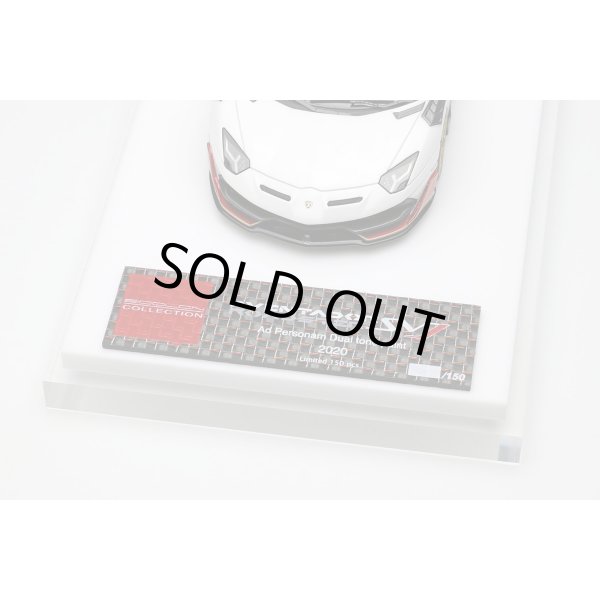 画像18: EIDOLON COLLECTION 1/43 Lamborghini Aventador SVJ Roadster 2020 Ad Personam 2 tone paint Pearl White / Rossocons Limited 150 pcs. (18)