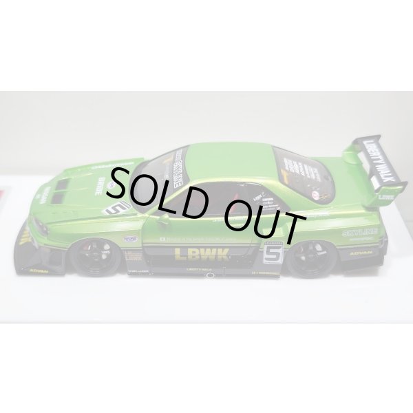 画像4: EIDOLON 1/43 LB-ER34 Super Silhouette SKYLINE Giallo Verde Pearl / Black Tow-tone color Limited 35 pcs. (4)