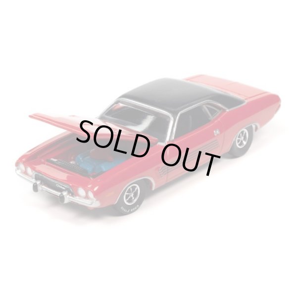 画像3: auto world 1/64 1974 Dodge Challenger Rally Red/Flat Black (3)