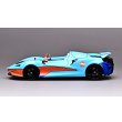 画像2: CM MODEL 1/64 McLaren Elva Gulf Sky Blue / Orange (2)