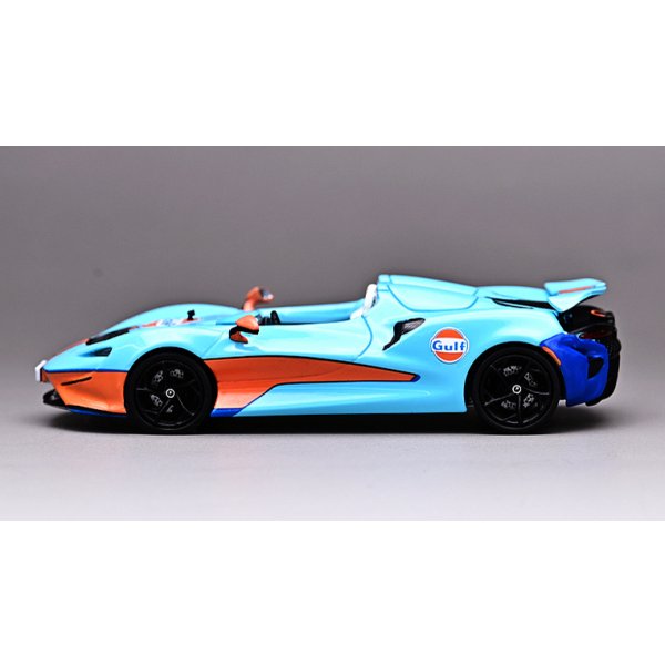画像2: CM MODEL 1/64 McLaren Elva Gulf Sky Blue / Orange (2)