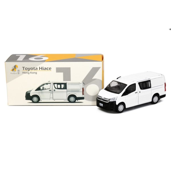 画像7: Tiny City Die-cast Model Car - Toyota Hiace H300 (White) (7)
