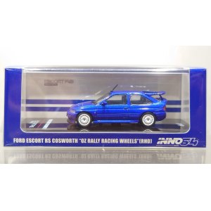 画像: INNO Models 1/64 Ford Escort RS COSWORTH Metallic Blue OZ Rally Racing Wheel (RHD)