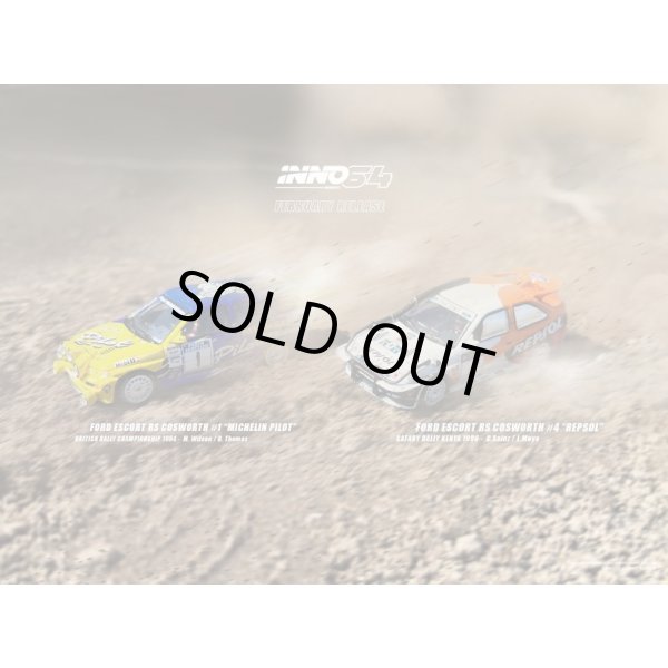画像5: INNO Models 1/64 Ford Escort RS COSWORTH #4 "REPSOL" SAFARY RALLY KENYA 1996 C.Sainz / L.Moya (5)