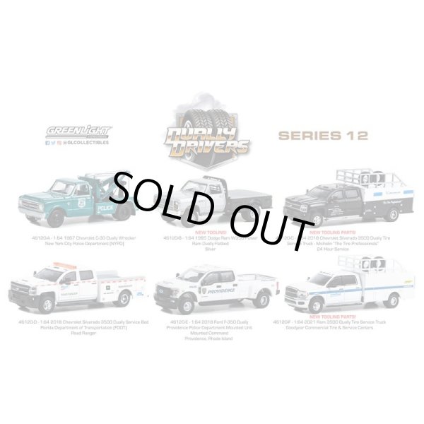 画像1: GREEN Light 1/64 Dually Drivers Series 12 (1)