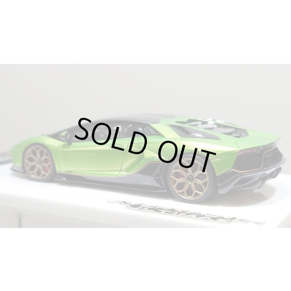 画像3: EIDOLON 1/43 Lamborghini Aventador LP780-4 Ultimae 2021 (Leirion Wheel) Giallo Verde Pearl Carbon Roof Limited 35 pcs. (3)