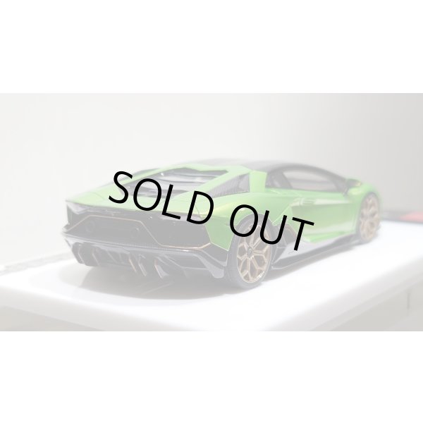 画像10: EIDOLON 1/43 Lamborghini Aventador LP780-4 Ultimae 2021 (Leirion Wheel) Giallo Verde Pearl Carbon Roof Limited 35 pcs. (10)