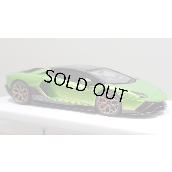 画像5: EIDOLON 1/43 Lamborghini Aventador LP780-4 Ultimae 2021 (Leirion Wheel) Giallo Verde Pearl Carbon Roof Limited 35 pcs. (5)
