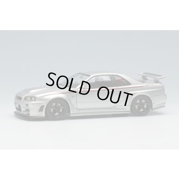 画像1: EIDOLON 1/43 NISMO R34 GT-R Z-tune 2004 Silver (NISMO stripe) (1)