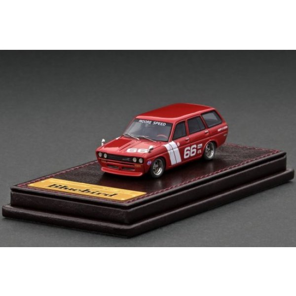 画像1: ignition model 1/64 Datsun Bluebird (510) Wagon Red (1)