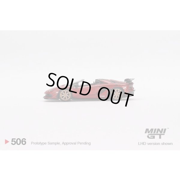 画像4: MINI GT 1/64 Lamborghini Aventador SVJ Roadster Rosso Efesto [Red] (RHD) (4)