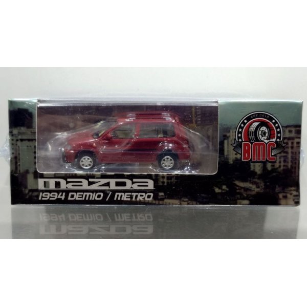 画像1: BM Creations 1/64 Mazda Demio 1994 Red (RHD) (1)