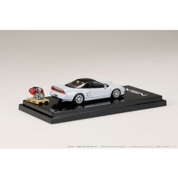 画像3: Hobby JAPAN 1/64 Honda NSX Coupe with Engine Display Model [Platinum White Pearl] (3)
