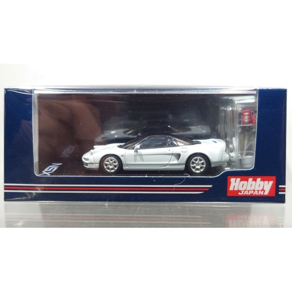 画像1: Hobby JAPAN 1/64 Honda NSX Coupe with Engine Display Model [Platinum White Pearl] (1)