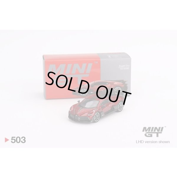 画像1: MINI GT 1/64 Bugatti Divo Red Metallic (LHD) (1)
