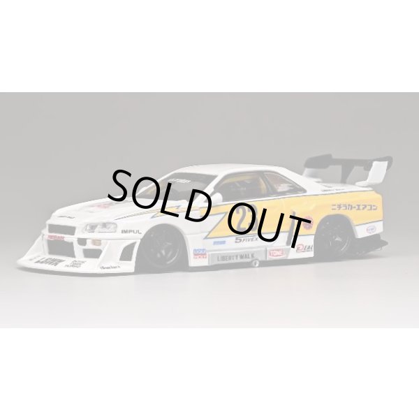 画像1: CM MODEL 1/64 Nissan Skyline ER34 LBWK Super Silhouette No.23 (1)