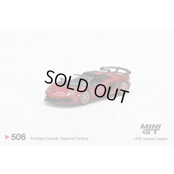 画像2: MINI GT 1/64 Lamborghini Aventador SVJ Roadster Rosso Efesto [Red] (RHD) (2)