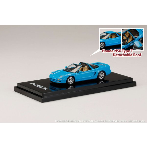 画像2: Hobby JAPAN 1/64 Honda NSX Type T Phoenix Blue 脱着式ルーフ付 (2)