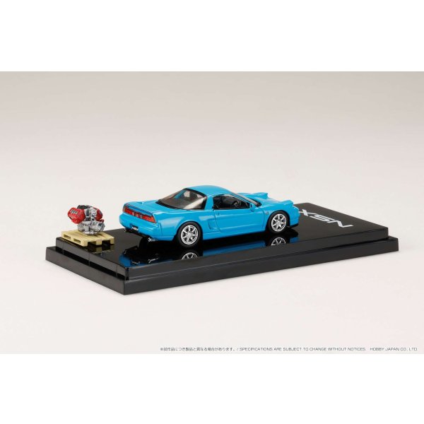画像3: Hobby JAPAN 1/64 Honda NSX Coupe with Engine Display Model [Phoenix Blue] (3)
