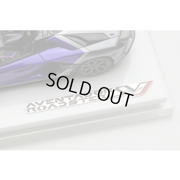 画像10: EIDOLON COLLECTION 1/43 Lamborghini Aventador SVJ Roadster 2020 Ad Personam 2 tone paint Viola Hestia/Grigio Lynx (10)