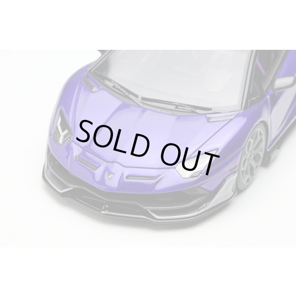 画像3: EIDOLON COLLECTION 1/43 Lamborghini Aventador SVJ Roadster 2020 Ad Personam 2 tone paint Viola Hestia/Grigio Lynx (3)