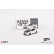 画像1: MINI GT 1/64 Nissan Skyline GT-R R34 V-Spec II N1 White (RHD) (1)