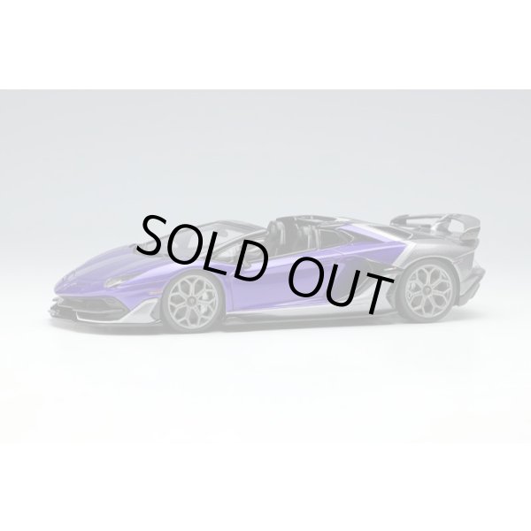画像1: EIDOLON COLLECTION 1/43 Lamborghini Aventador SVJ Roadster 2020 Ad Personam 2 tone paint Viola Hestia/Grigio Lynx (1)