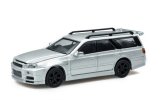 画像: POP RACE 1/64 Nissan Stagea Silver