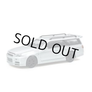 画像: POP RACE 1/64 Nissan Stagea Silver