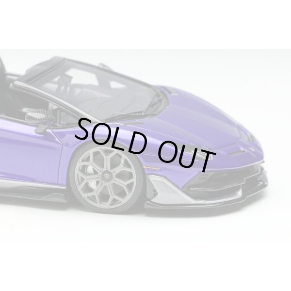 画像5: EIDOLON COLLECTION 1/43 Lamborghini Aventador SVJ Roadster 2020 Ad Personam 2 tone paint Viola Hestia/Grigio Lynx (5)