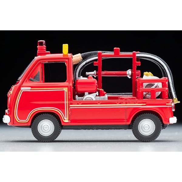 画像5: TOMYTEC 1/64 Limited Vintage Subaru Sambar Pump fire truck with Figure (5)