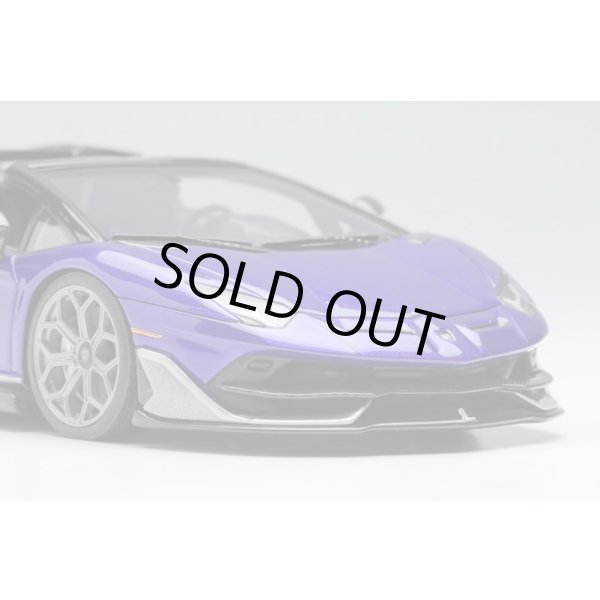 画像7: EIDOLON COLLECTION 1/43 Lamborghini Aventador SVJ Roadster 2020 Ad Personam 2 tone paint Viola Hestia/Grigio Lynx (7)