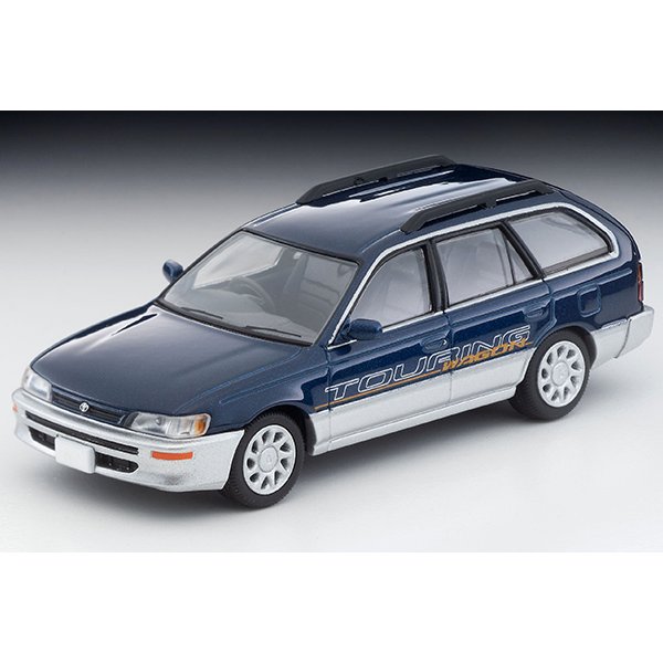 画像1: TOMYTEC 1/64 Limited Vintage NEO Toyota Corolla Wagon L Touring オプション装着車 (Blue/Silver) 1996 (1)