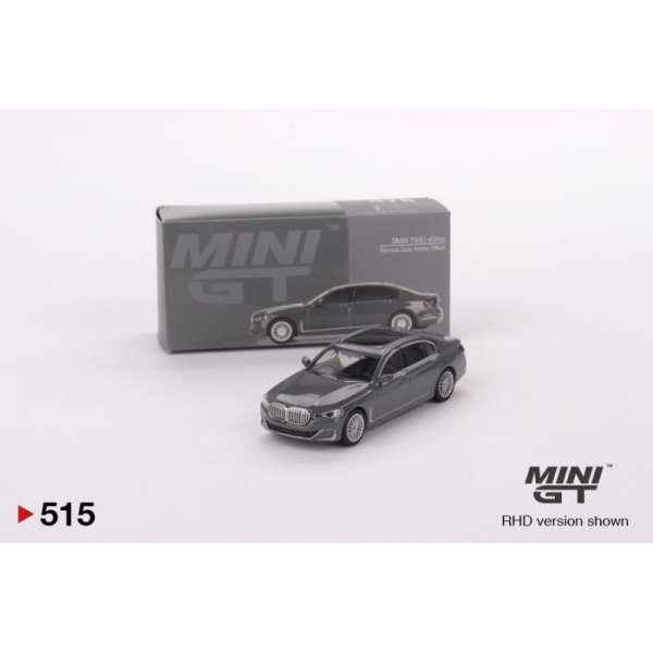 画像1: MINI GT 1/64 BMW 750Li xDrive Bernina Gray Amber Effect (LHD) (1)
