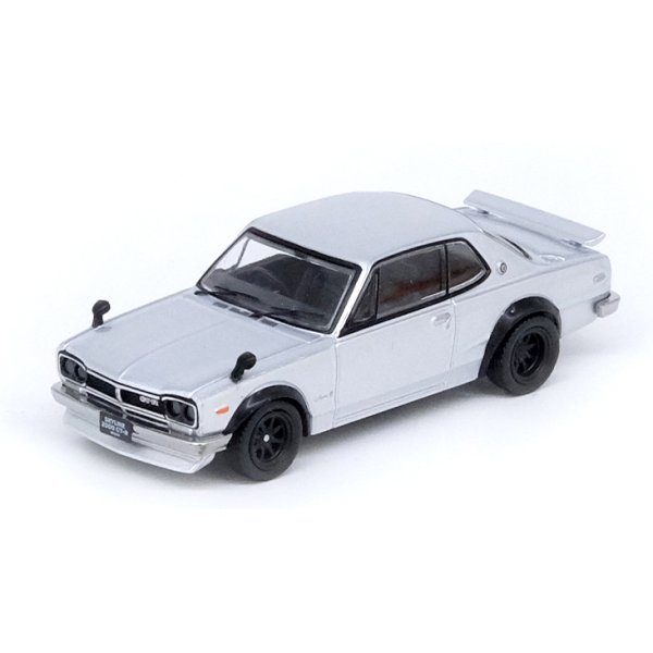画像2: INNO Models 1/64 Nissan Skyline 2000 GT-R (KPGC10) Silver (2)