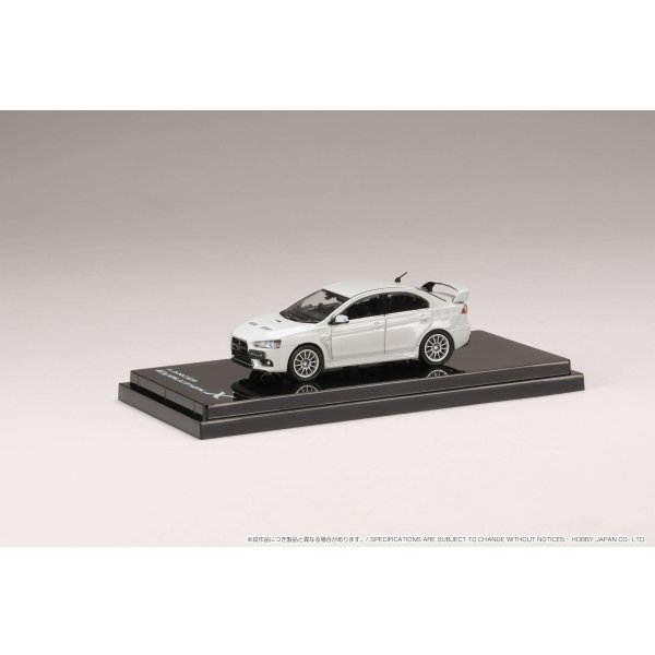 画像2: Hobby JAPAN 1/64 Mitsubishi Lancer Evolution 10 White Pearl (2)