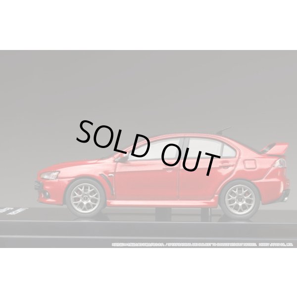 画像9: Hobby JAPAN 1/64 Mitsubishi Lancer Evolution 10 Final Edition Red Metallic / Carbon Roof (9)