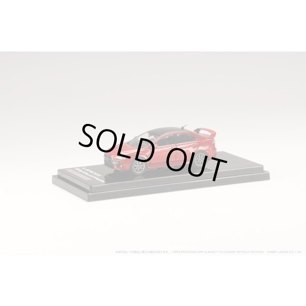 画像2: Hobby JAPAN 1/64 Mitsubishi Lancer Evolution 10 Final Edition Red Metallic / Carbon Roof (2)